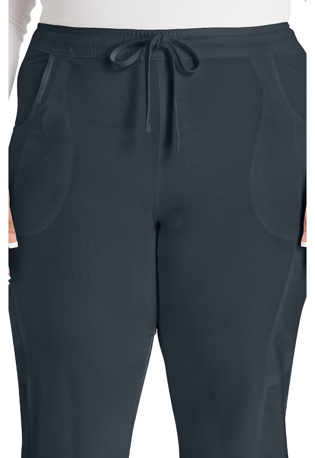Dickies EDS Essentials Women's Drawstring Cargo Scrub Pant X-Large Petite Pewter