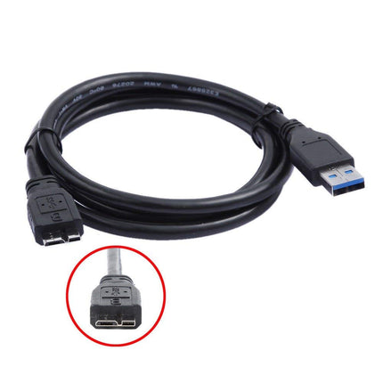 USB 3.0 Charger Cable, A Male to Micro B for WD Seagate External Hard Drive, Note 3, Samsung Galaxy S5