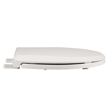 Toilet Seat Elongated Toilet Seat Cover Biscuit Color Soft Close PP Toilet Seat for Bathroom, Durable and Easy to Clean Biscuit