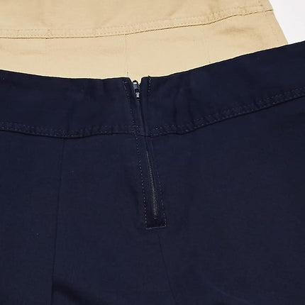 The Children's Place Falda pantalón plisada para niñas, paquete de 2, Sandy/Tidal, 6-7