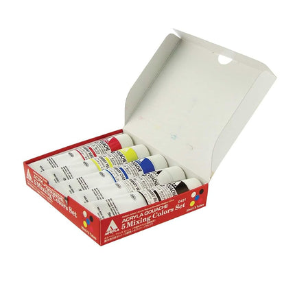 Holbein - Acryla Gouache 5-Color 20ml Mixing Color Set