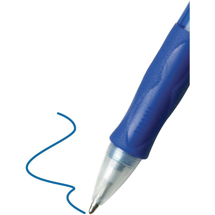 Bic Velocity Retractable Ball Pen, Medium Point (1.0mm), Blue, 36-Count