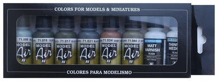 Vallejo Model Air Acrylic Paint, Matte Finish, 18 