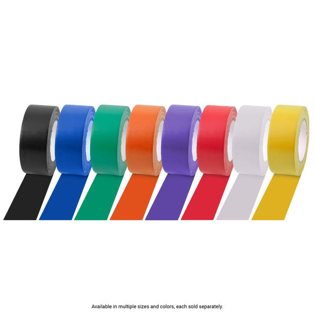 Champion Sports Vinyl Tape, 2” Wide x 60 yards Long, Blue - Durable Floor Marking Tape for Social Distancing, School, Gyms, Restaurants - Tough Floor Tape for Heavy Foot Traffic and Equipment