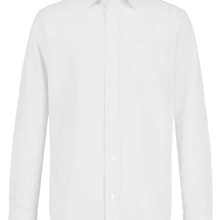 Nautica Big Boys' School Uniform Long Sleeve Perfo