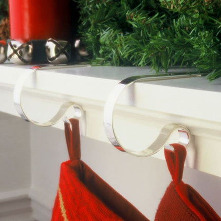 The Original MantleClip - 4 pack - Silver by Haute Decor