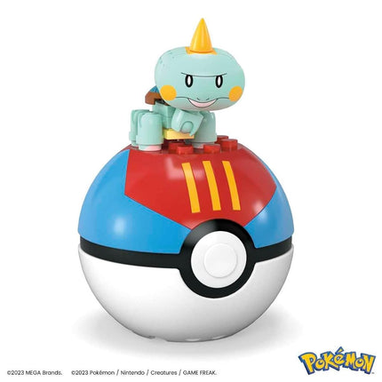 Mega Pokémon HNT91 Articulated Buildable Figure 5 cm + Pokéball - Khelocrok/Chewtle
