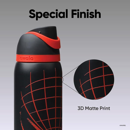 Owala Marvel Spider Man FreeSip Water Bottle - 946ml (32oz) Night Watch