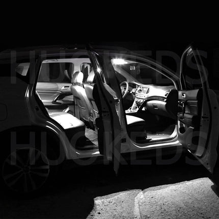 18pcs Odyssey Interior Led Lights Kit for 2011 2012 2013 2014 2015 2016 2017 Honda Odyssey 6000k Super Bright White Interior Led Bulbs Replacement Package + Installation Tool