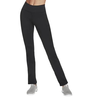 Skechers Women's GO WALK Joy Pant, Black/White, 32