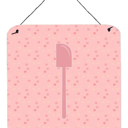 Caroline's Treasures BB7268DS66 Espátula Rosa Letreros de Pared o Puerta, Cartel de Metal de Aluminio para Cocina, Bar, Baño, Placa, Decoración del Hogar,