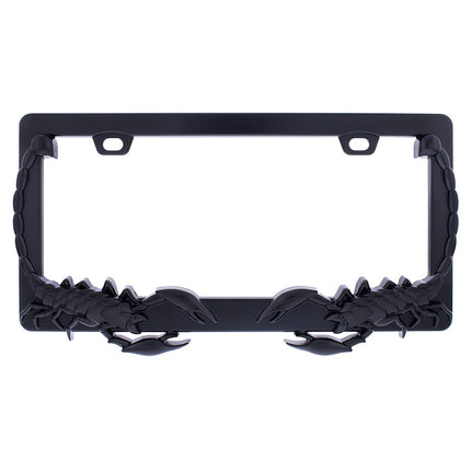 United Pacific Black Scorpion License Plate Frame,