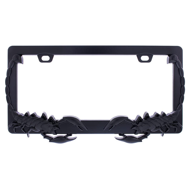 United Pacific Black Scorpion License Plate Frame,