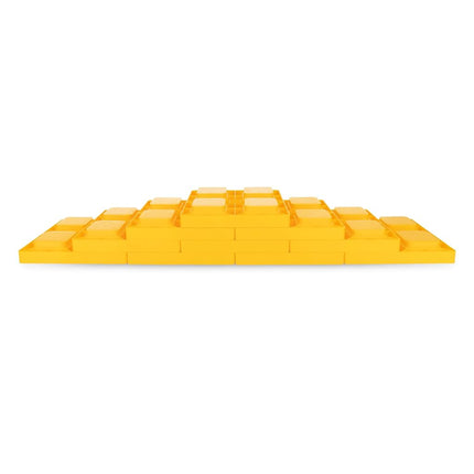 Camco Camper/RV Leveling Blocks | Features Interlocking Nested Design & Storage Bag for RV Storage and Organization | Each Leveling Block Measures 8.5" x 8.5" x 1" | 10-Pack, Design May Vary (44510)