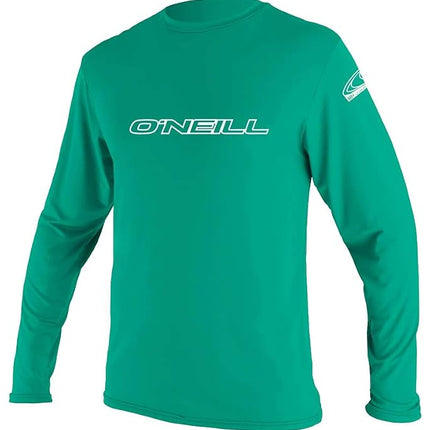 O'Neill Wetsuits Youth Basic Skins 50+ Long Sleeve Sun Shirt, Seaglass,12