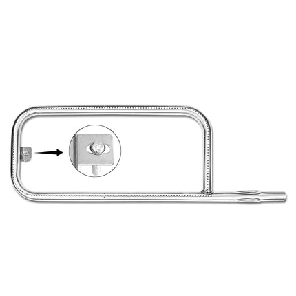 Uniflasy Stainless Steel Grill Burner Tube Replacement Parts 41862, 69956 for Weber Q200, Q220, 396000, 396001, 396002, 566002, 53060001, 54060001
