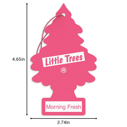 Little Trees Air Fresheners Car Air Freshener. Hanging Tree Provides Long Lasting Scent for Auto or Home. Morning Fresh, 24 Air Fresheners