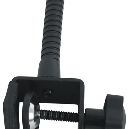 Rockville GN20 Soporte de micrófono tipo cuello de ganso de 20" para DJ, se sujeta a cualquier mesa o soporte