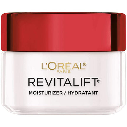 L'Oréal Paris Skincare Revitalift Crema Hidratante Facial y Cuello Antiarrugas y Reafirmante con Pro-Retinol, Sin Parabenos, 1.7 oz.
