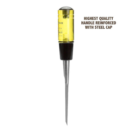 Buck Brothers 120104BC 5/8" Wood Chisel Made in USA, For Paring and Finishing Cuts in Carpentry and Woodworking, Tempered Tool Steel Blade, Mallet-Safe Handle