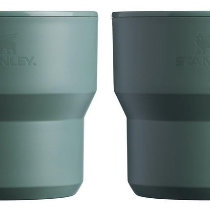 Stanley Wildfare Go 4-Piece Stainless Steel Two Cup Cook Set | 32 oz Pot and Lid with Fold & Lock Handle | 2 Stacking Cups | Camping Essentials for Your Camp Kitchen | BPA-Free | Shale + Charcoal