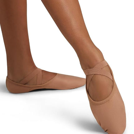 Capezio Women's Hanami Ballet Dance Shoe, Light Suntan, 5