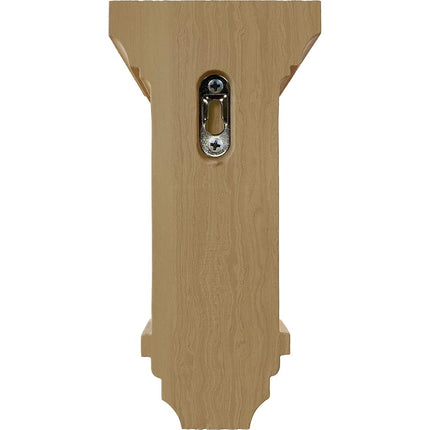 Ekena CORW04X04X08JECH 4-Inch Width x 4 3/4-Inch Depth x 8-Inch Height Small Jefferson Wood Corbel - Cherry