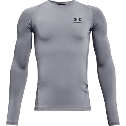Under Armour Kids Heat Gear Long Sleeve Baselayer Top Steel/Black 13 Years