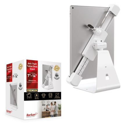 Barkan 8.7â€ - 12â€ Lockable Anti-Theft Tablet Des