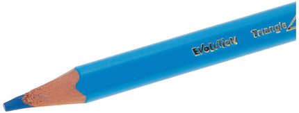 BIC Kids Evolution Triangle Coloured Pencils, Colouring Pencils Ideal for Small Kids 2 Years and Up to Place Fingers, Extra Resistant BIC Pencils, School Supplies, 12 Pack