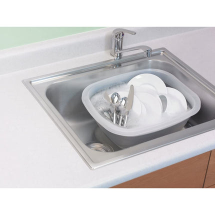 Progressive Prepworks by Collapsible Dish Tub, Large 10 Quart Capacity, Pop Up Portable Dish Tub, Washing Basin