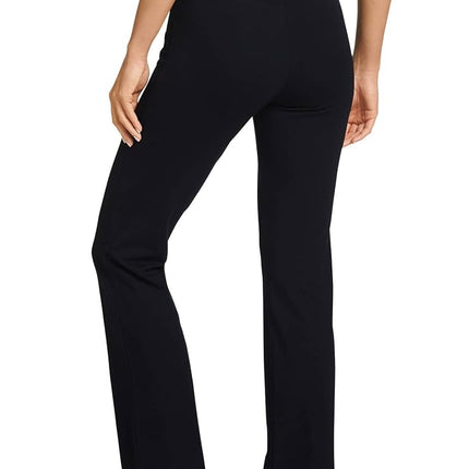 Jockey Women's Slim Bootleg Pant Yoga, Black, S