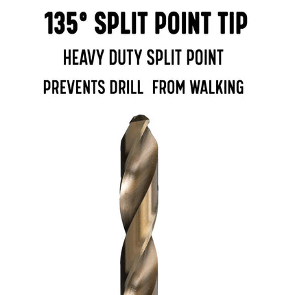 Forets cobalt robustes Drill America #76 (lot de 12), série D/ACO