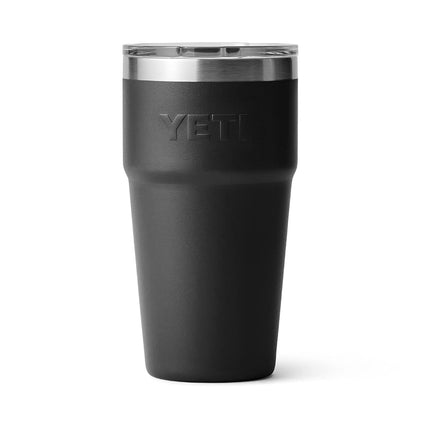 YETI Rambler 16 oz Stackable Pint, Vacuum Insulated, Stainless Steel with MagSlider Lid, Black