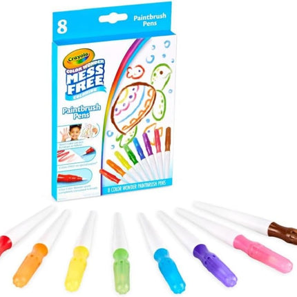 Crayola Color Wonder Paintbrush Pens, Mess Free Paint Set for Kids, 8ct Refill, 3+