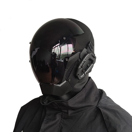KYEDAY Masque Punk Cosplay pour Hommes, Masque d'Halloween Cosplay Accessoires pour Fête et Festival de Musique