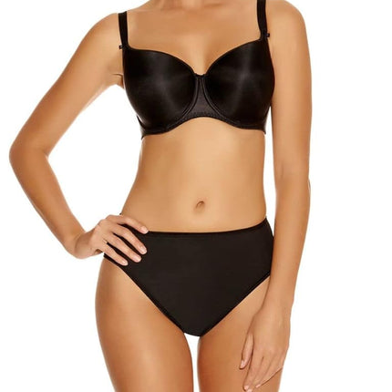 Fantasie Smoothing Moulded T-Shirt Bra Black Black 34F
