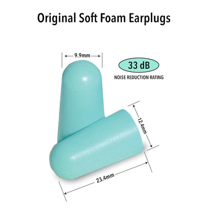 Mack's Original Soft Foam Earplugs -100 Pair - Individually Wrapped - 32dB Highest NRR, Comfortable Ear Plugs for Sleeping, Snoring, Work, Travel and Loud Events