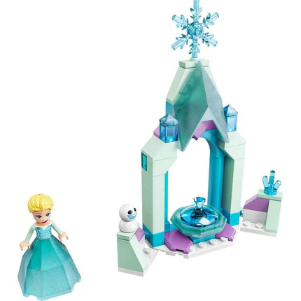 LEGO Disney Elsa’s Castle Courtyard 43199 Building Kit; A Buildable Princess Toy Created for Kids Aged 5+ (53 Pieces)
