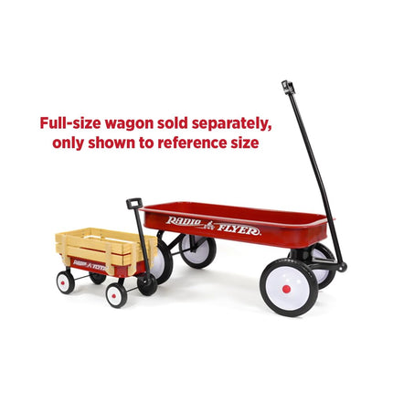 Radio Flyer Mini Steel & Wood Toy Wagon, 19" (48cm)