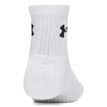 UNDER ARMOUR Performance Cotton Quarter Socks 3 Pack Unisex Adult Socks