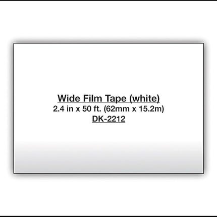 Brother Printer Continuous Length Film Label Roll (BRTDK2212), Black/White