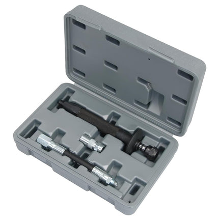 Lincoln 5805 Hardened/Clogged Grease Impact Fitting Cleaner, Includes Steel Drive Cylinder, Piston, Safety Shield, High-pressure Hose, Spare Drive Seals, Coupler, Accepts Light Oils and Solvents