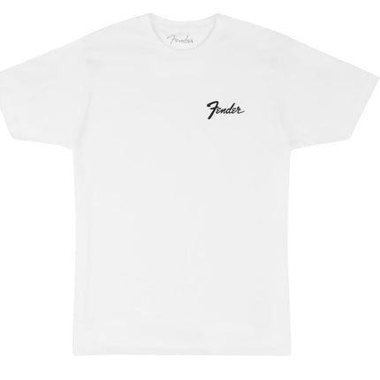 Camiseta Fender Transition Logo, Blanca, Talla Mediana (9192501406)
