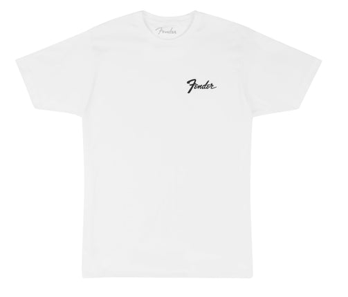 Fender Transition Logo Tee, White, Medium Shirt (9