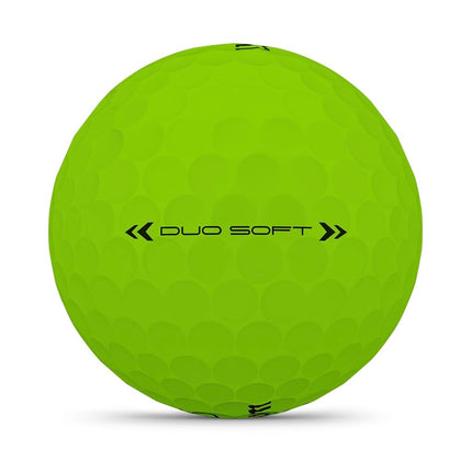 Wilson Duo Soft Golf Balls – Green, 12-Pack, World's Softest Feel, High-Energy Core, Straighter Flight