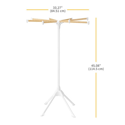 Whitmor Folding Drying Rack, White