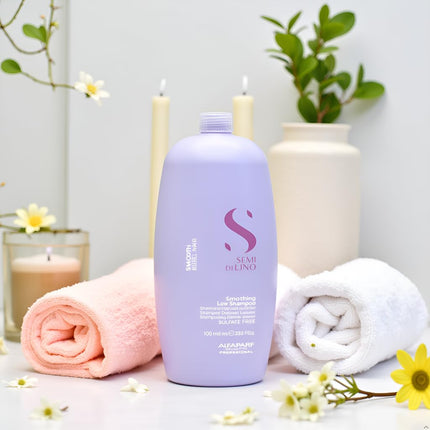 Alfaparf Milano Semi di Lino Smooth Smoothing Low Shampoo 1000 ml - Unruly Hair