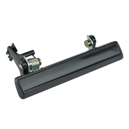 TRQ Passenger Side Exterior Door Handle Black Comp