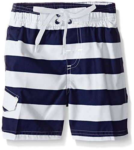 Kanu Surf Toddler Boys Troy Stripe Swim Trunks, Na